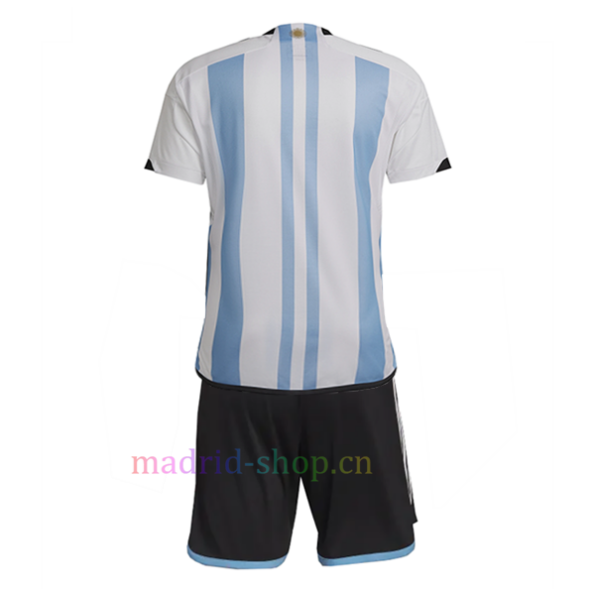 Argentina Home Shirt and Pants 2022 Child