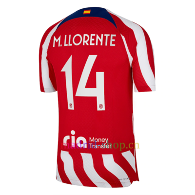 Camiseta Marcos Llorente Atlético de Madrid Primera Equipación 2022/23 Version Jugador Champions League | madrid-shop.cn