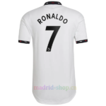 Camiseta Manga Larga Cristiano Ronaldo Manchester United Segunda Equipación 2022/23 Champions League