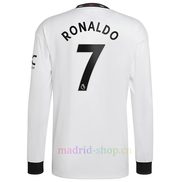 Camiseta Manga Larga Cristiano Ronaldo Manchester United Segunda Equipación 2022/23 Premier League | madrid-shop.cn