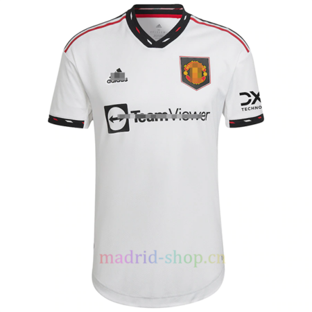 Camiseta Cristiano Ronaldo Manchester United Segunda Equipación 2022/23 Version Jugador Champions League