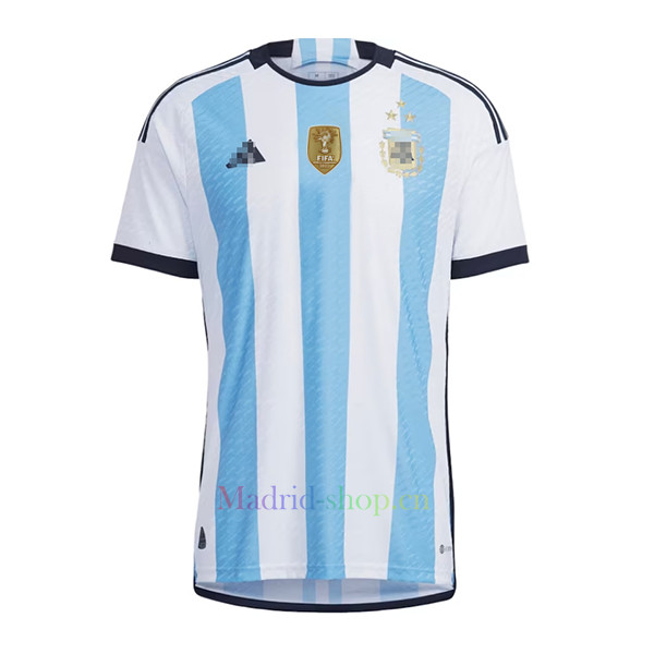 Camiseta Argentina Con 3 Estrellas Primera Equipación 2022 Version Jugador | madrid-shop.cn 4