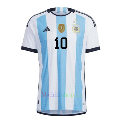 Camiseta de Messi Argentina 3 Estrellas Primera Equipación 2022 Version Jugador | madrid-shop.cn