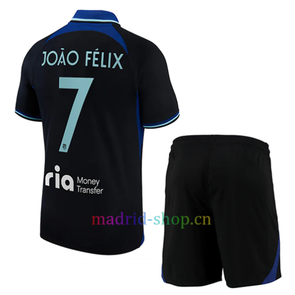 Camiseta João Félix Atlético de Madrid Segunda Equipación 2022/23 Niño Champions League