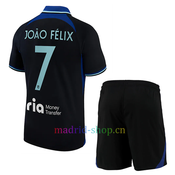 Camiseta João Félix Atlético de Madrid Segunda Equipación 2022/23 Niño Champions League | madrid-shop.cn