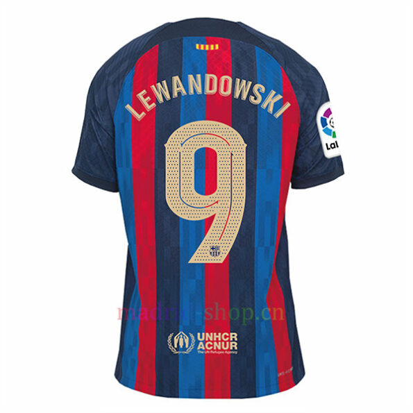 Lewandowski Barça First Kit Maglia 2022/23 Versione Giocatore