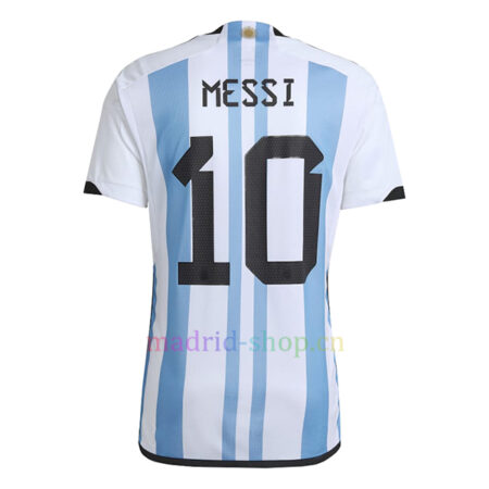 Camiseta de Messi Argentina 3 Estrellas Primera Equipación 2022 Version Jugador