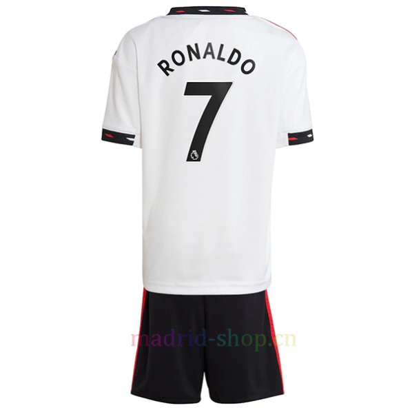 Camiseta Cristiano Ronaldo Manchester United Segunda Equipación 2022/23 Niño Premier League | madrid-shop.cn