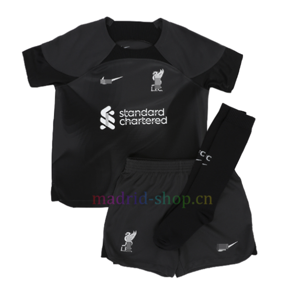 Camiseta Portero Liverpool Segunda Equipación 2022/23 Niño