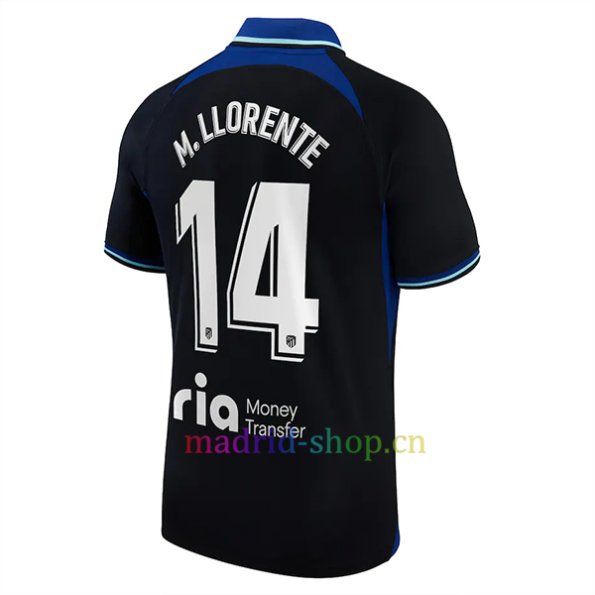 Marcos Llorente Atlético de Madrid Second Kit Shirt 2022/23 Player Version La Liga