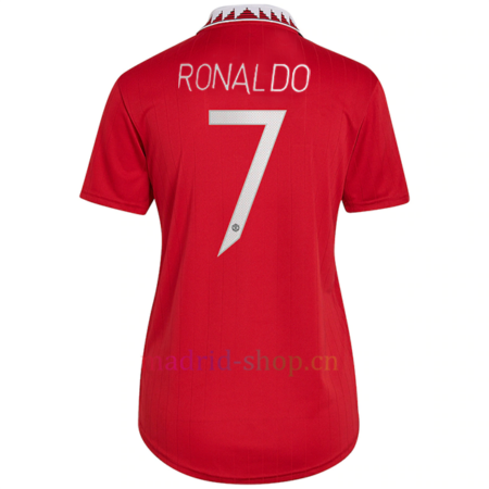 Camisetas Cristiano Ronaldo Manchester United Primera Equipación 2022/23 Mujer Champions League | madrid-shop.cn