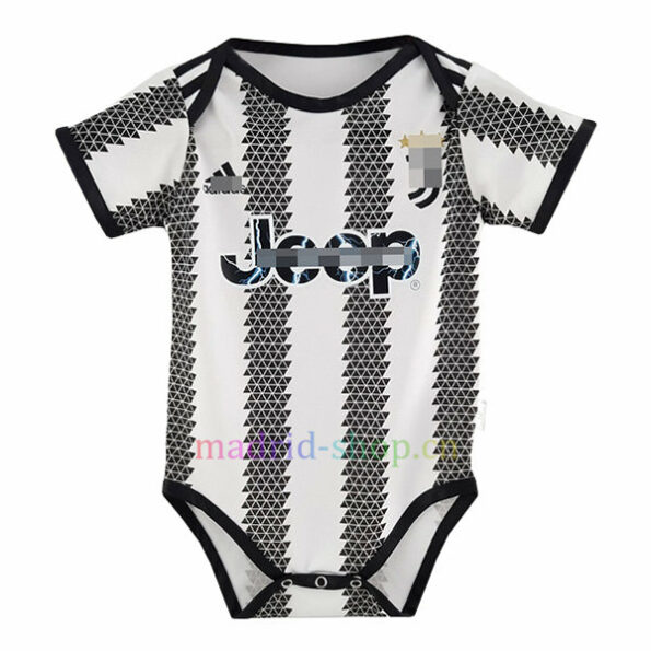 Body para bebê Juventus First Kit 2022/23