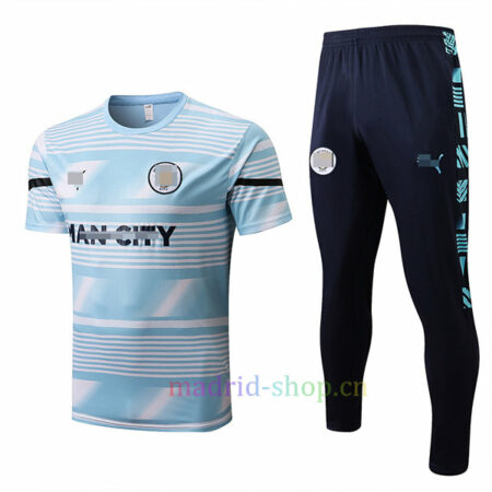 Camiseta Entrenamiento Manchester City 2022/23 Azul Kit | madrid-shop.cn