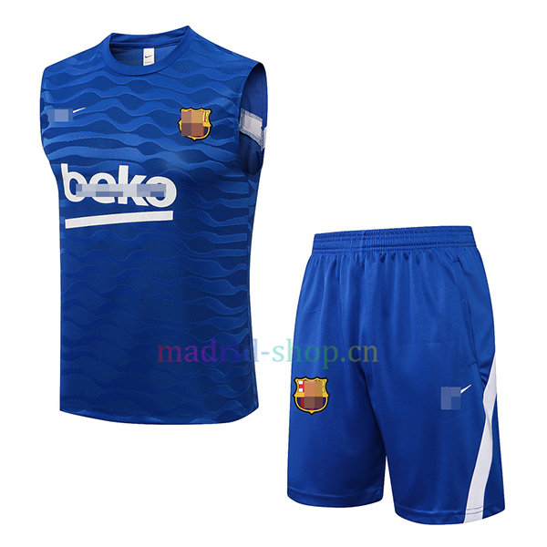 Camiseta Entrenamiento Barcelona 2022/23 Sin Mangas Kit | madrid-shop.cn
