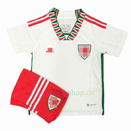 Camiseta Gales Segunda Equipación 2022 Niño | madrid-shop.cn