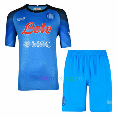 Camiseta y Pantalón Napoli Primera Equipación 2022/23 Niño | madrid-shop.cn