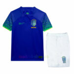 Camiseta Brasil Segunda Equipación 2022 Copa Mundial Niño | madrid-shop.cn 2