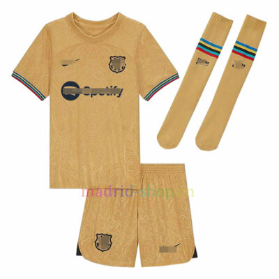Camiseta y Pantalón Barça Segunda Equipación 2022/23 Niño | madrid-shop.cn
