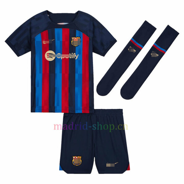 Barça Home Shirt and Pants 2022/23 Kids