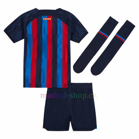 Camiseta y Pantalón Barça Primera Equipación 2022/23 Niño