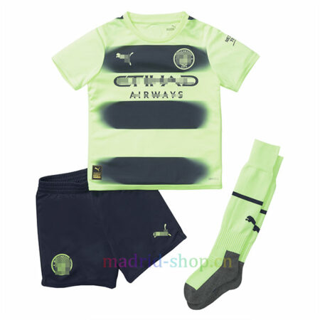Camiseta Manchester City Tercera Equipación 2022/23 Niño