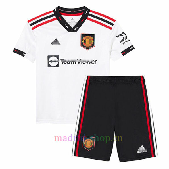 Camisa reserva do Manchester United 2022/23 infantil