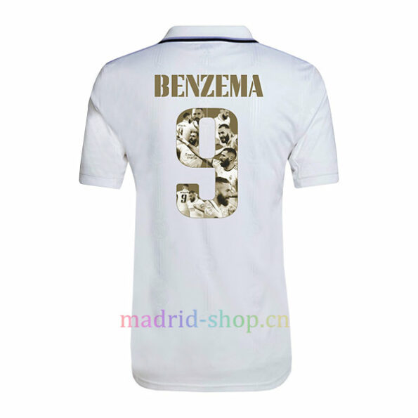 Camiseta Benzema Edición Dorada Primera Equipación 2022/23