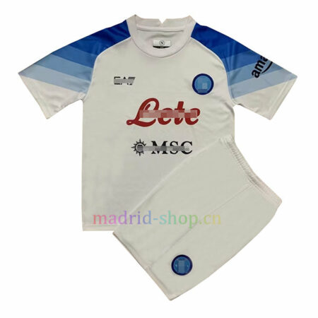 Camiseta y Pantalón Napoli Segunda Equipación 2022/23 Niño | madrid-shop.cn