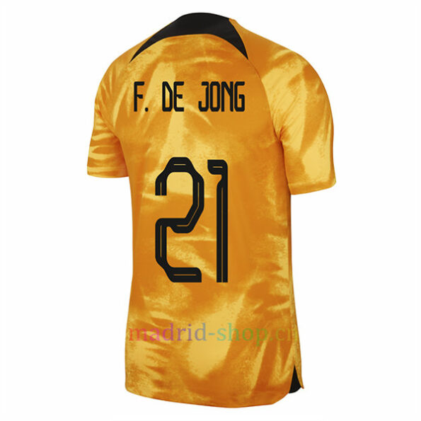 De Jong Netherlands Home Jersey 2022