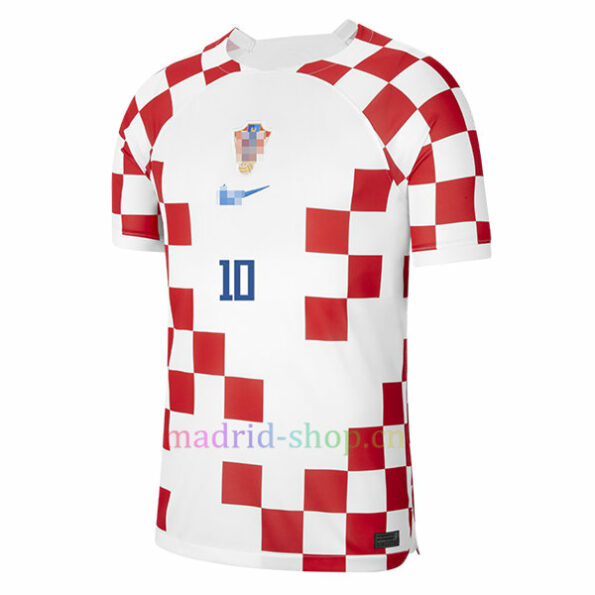 Modrić Croatie Maillot Domicile Coupe du Monde 2022