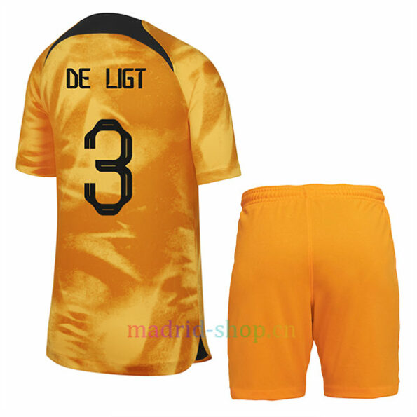 Camisa Principal da Ligt Holanda 2022 Criança