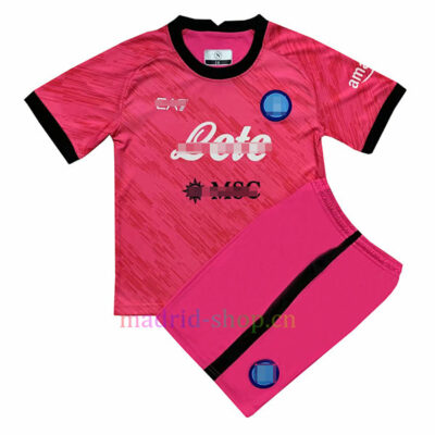 Camiseta y Pantalón de Portero Napoli 2022/23 Rojo Niño | madrid-shop.cn