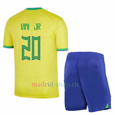 Camiseta Vini JR Brasil Primera Equipación 2022/23 Niño | madrid-shop.cn