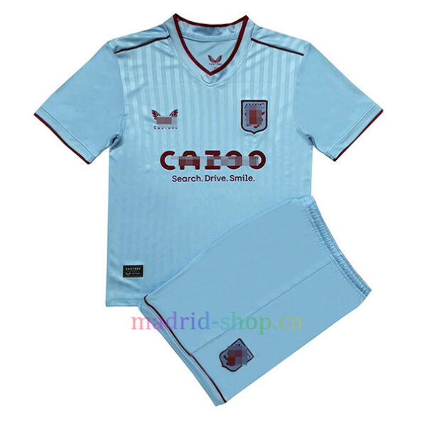 Camiseta Aston Villa Segunda Equipación 2022/23 Niño