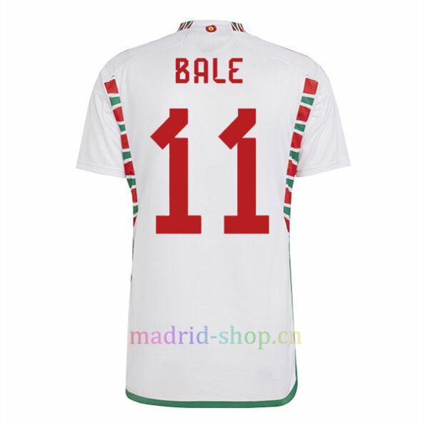 Bale Camiseta Gales Segunda Equipación 2022
