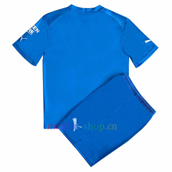 Camisa de Goleiro do Manchester City 2022/23 Azul Infantil
