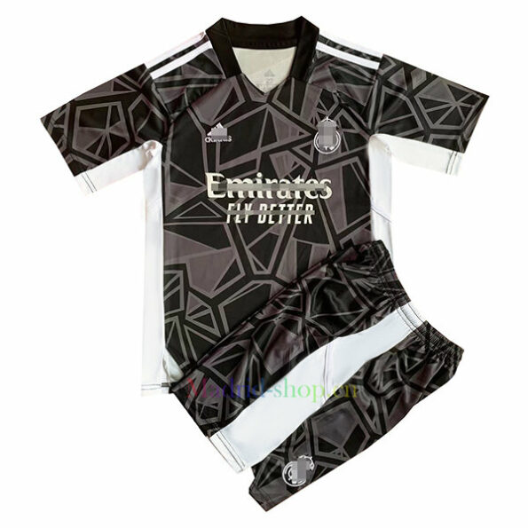 Conjunto de Camisetas Portero Reαl Madrid 2022/23 Niño Negro | madrid-shop.cn