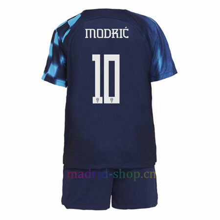 Camiseta Modrić Croacia Segunda Equipación 2022 Copa Mundial Niño | madrid-shop.cn