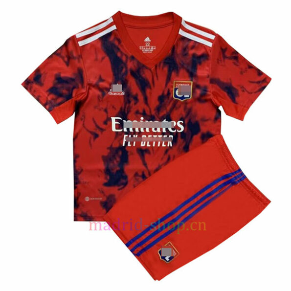 Camisa reserva Olympique Lyonnais 2022/23 infantil