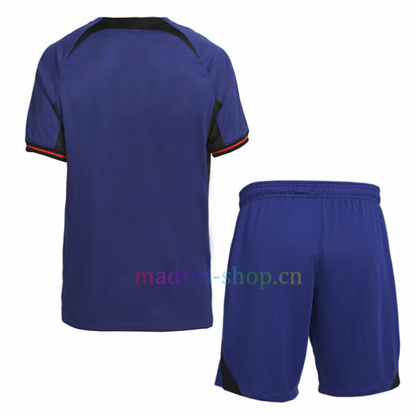 Camisa reserva da Holanda Copa do mundo infantil de 2022
