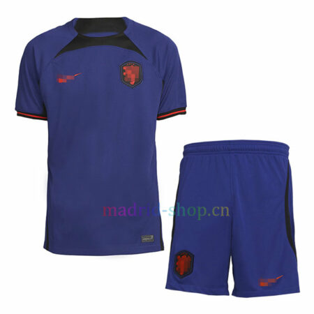 Camiseta Países Bajos Segunda Equipación 2022 Copa Mundial Niño | madrid-shop.cn