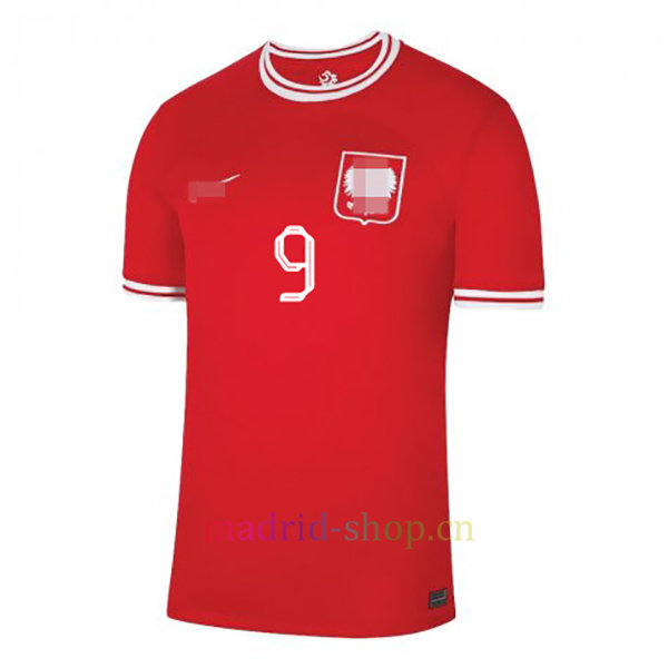 Lewandowski Camiseta Polonia Segunda Equipación 2022 Copa Mundial | madrid-shop.cn 4