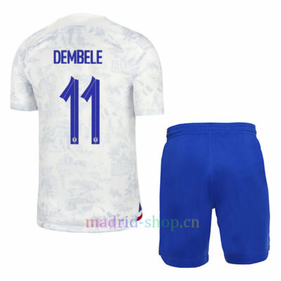 Dembélé Camiseta Francia Segunda Equipación 2022/23 Niño | madrid-shop.cn