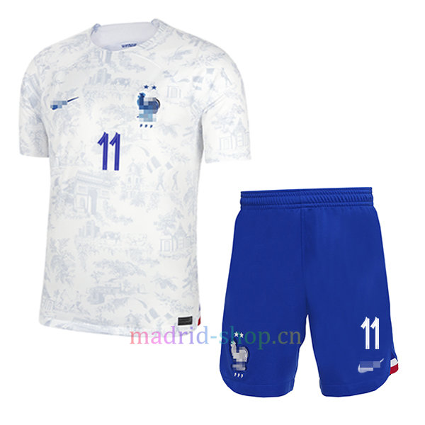 Dembélé Camiseta Francia Segunda Equipación 2022/23 Niño | madrid-shop.cn 4