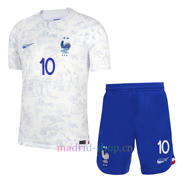 Mbappé Camiseta Francia Segunda Equipación 2022/23 Niño | madrid-shop.cn 4
