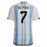 Camiseta Rodrigo De Paul Argentina Primera Equipación 2022/23