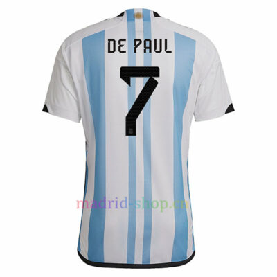 Camiseta Rodrigo De Paul Argentina Primera Equipación 2022/23 | madrid-shop.cn