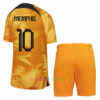 Memphis Depay Camiseta Países Bajos Segunda Equipación 2022/23 Niño | madrid-shop.cn 6