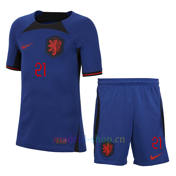 De Jong Camiseta Países Bajos Segunda Equipación 2022/23 Niño | madrid-shop.cn 4