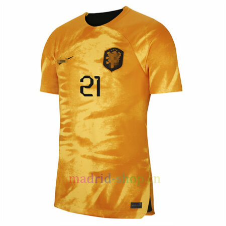De Jong Camiseta Países Bajos Primera Equipación 2022